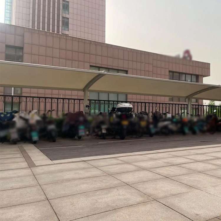 定襄县膜结构电动车棚